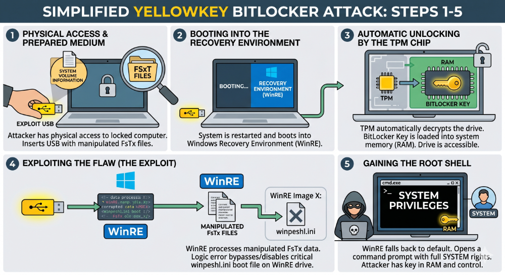 Simplified YellowKey Attack